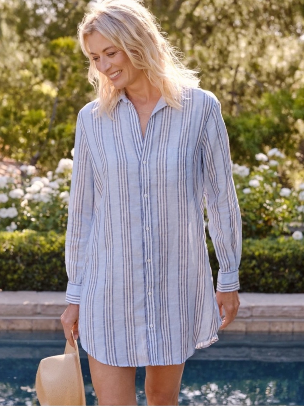 Linen Mary Shirtdress